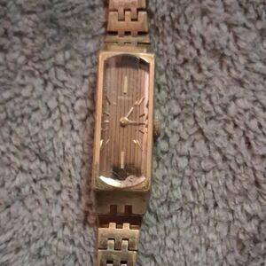 Vintage Seiko Gold Rectangular Watch